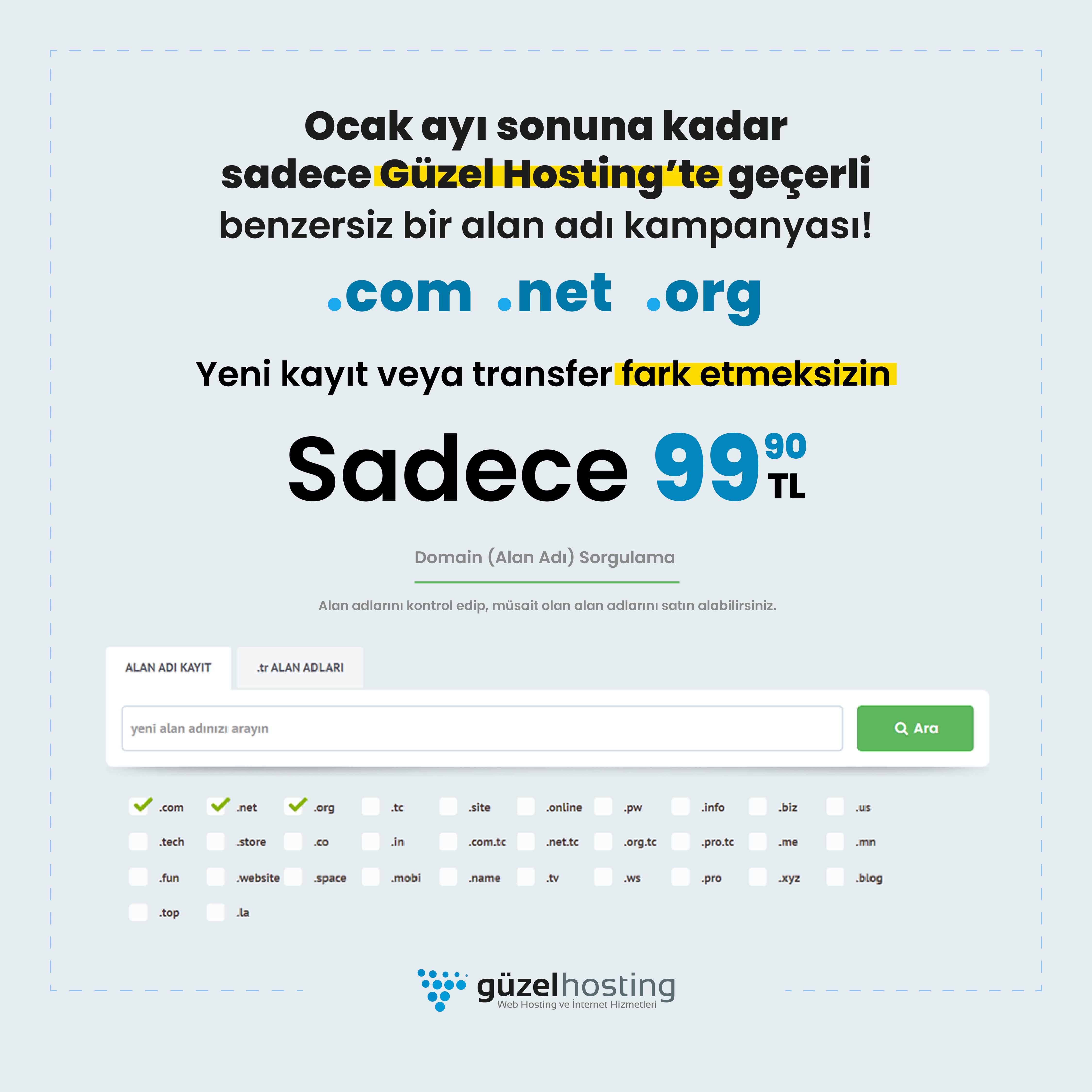 G�zel Hosting�den hayallerini ger�ekle�tirmek isteyenlere �zel kampanya!